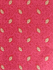 Tissu Provençal 100% coton 149 cm Campano Rouge Corail