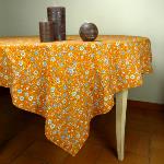 Nappe Rectangulaire Provençale orange printemps