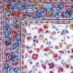Chemin de table Multicolore motif "Champtre" 45x150 cm