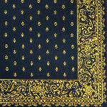 Foulard Provenal lavandin noir 60x60 cm