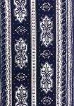 Galon Dcoup Tissu Indiennes de Provence 100% coton Laize 12 cm Bleu "Bastidin
