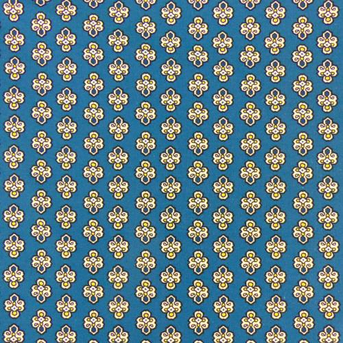 Serviette de table motif Provençal Bastide coloris Bleu