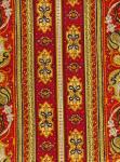 Galon Dcoup Tissu de Provence 100% coton Laize 17 cm Rouge "Bastidin