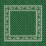 Foulard Provençal 65x65 cm Bonis Vert