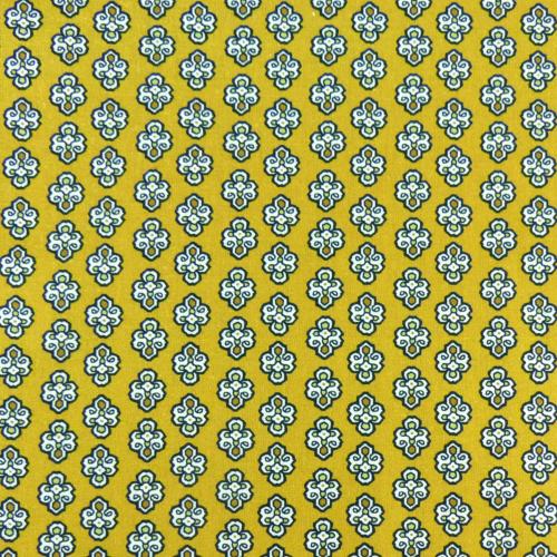 Serviette de table motif Provençal Bastide Jaune Ocre