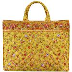Sac Provençal Matelassé Cabas Champêtre Jaune