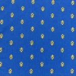Serviette de table tissu Provençal bleue motif lavandin