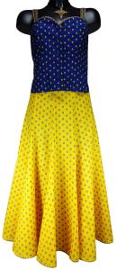 Jupe Provençale jaune - Nicole