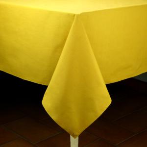 Nappe coton Rectangulaire 115 x 150 cm unie jaune