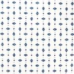 Serviette de table 45x45 cm Blanche motif Calissons