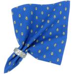 Serviette de table tissu Provençal bleue motif lavandin