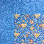 Nappe Carre Provenale bleue colombes