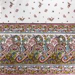 Nappe Multicolore Rectangulaire Coton Placée motif "Bagnols"