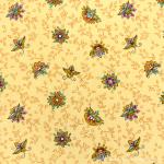 Serviette de table tissu Provençal beige motif papillons