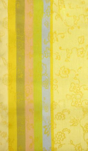 Torchon de cuisine Jacquard 55x80 cm Fleurs des champs Jaunes