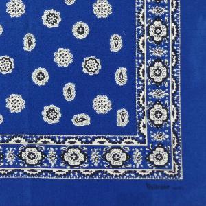 Foulard carré Provençal Mistraou Bleu/Blanc 40x40 cm