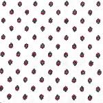 Serviette de table 40x40 cm Ecru/Rose motif Esterel