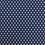 Serviette de table tissu Provençal bleue motif Indianaire