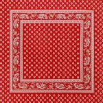 Foulard Provençal 65x65 cm Bonis Rouge