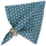Serviette de table motif Provençal Bastide coloris Bleu