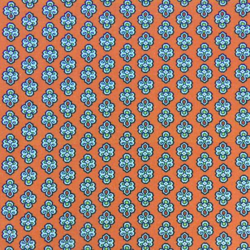 Serviette de table motif Provençal "Bastide" Terracotta