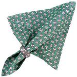 Serviette de table motif Provençal "Bastide" Vert Olive