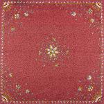 Foulard Provençal lune de miel brique 80x80 cm