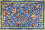 Set de table matelassé 30x45 Bleu motif Colombes