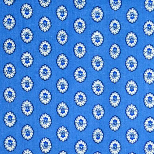 Serviette de table motif Provençal "Gordes", coloris Bleu