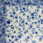 Chemin de table Blanc matelass Champtre 35x70cm