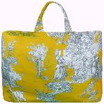 Sac Provençal Cabas motif Pastoral Jaune