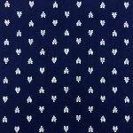 Serviette de table 45x45 cm Bleu nuit motif Abeilles