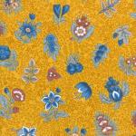 Serviette de table tissu Provençal moutarde motif floral
