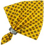 Serviette de table Provençale Valdrôme jaune motif diamant