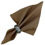 Serviette de table 100% coton 40x40 cm Chocolat uni