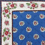 Set de table matelass� 37x47 Bleu motif Maianenco