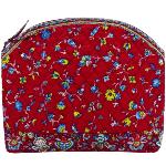 Trousse de voyage Rouge motif Champêtre