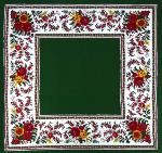 Foulard Provençal Avignon vert 60x60 cm