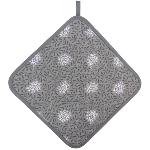 Manique en tissu Provençal Gris motif Lotus