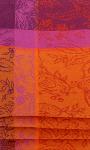 Set of 4 Jacquard Dishtowels 22x30" Red Colombes pattern