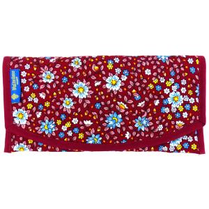 Pochette à serviette Provençale Rouge motif printemps
