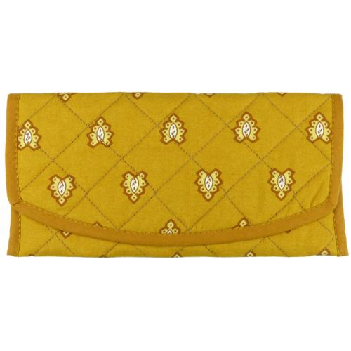 Pochette Lourmarin Provençale Ocre motif Roussillon