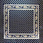 Foulard Provençal 65x65 cm Bonis Noir
