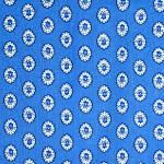 Serviette de table motif Provençal "Gordes", coloris Bleu