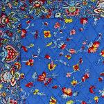 GRAND Set de table 35x55 Bleu motif Champtre