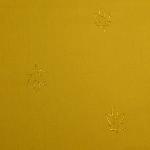 Nappe Carrée Coton Brodée "Lubéron" coloris Ocre
