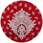 Nappe Rose Freesia 180 cm joli motif Provençal "Indianaire