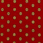 Serviette de table 45x45 cm Rouge motif Camélias