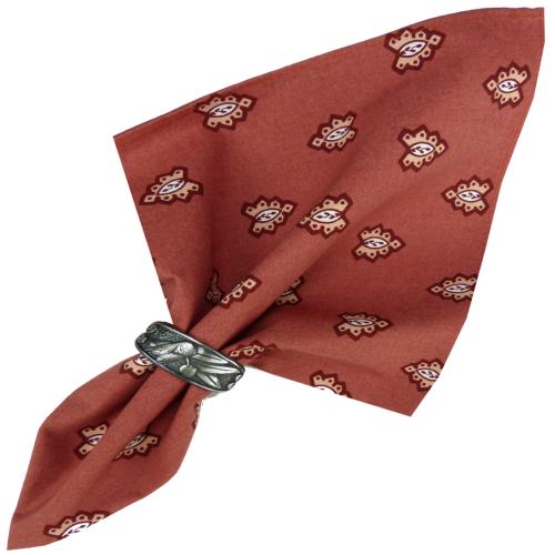 Serviette de table Brique motif Provençal Roussillon