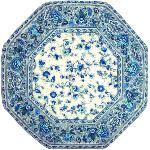 Set de table matelassé octogonal Blanc motif Champêtre